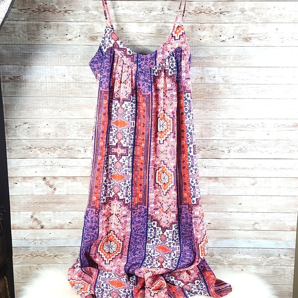 Lucky Brand, Women's dress, navy and coral, Super Cute, Size XS - Picture 7 of 10